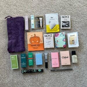 Ulta Beauty 18 Piece Bundle of Beauty, Makeup, and Skincare Samples NWT